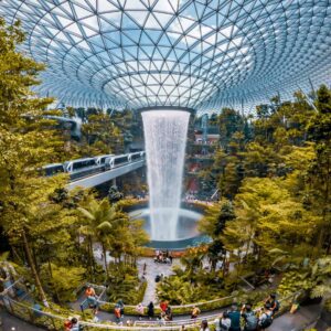Majestic-Indoor-Waterfall-at-Jewel-Changi-Airport